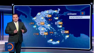 Δελτίο Καιρού  08/11/2025