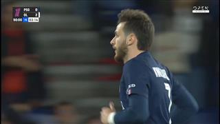 Παρί Σ.Ζ. - Λιόν | 1-2, ο Κβαρατσκέλια μειώνει με τρομερό σουτ στις καθυστερήσεις, αλλά είναι πολύ αργά για τους Παριζιάνους