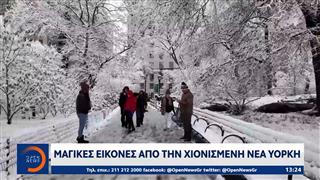 Λευκά Χριστούγεννα στη Νέα Υόρκη