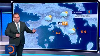 Δελτίο Καιρού 03/12/2025