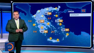 Δελτίο Καιρού 14/07/2025