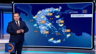 Δελτίο Καιρού 12/10/2025