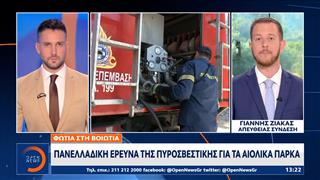 Φωτιά στη Bοιωτία: Πανελλαδική έρευνα της πυροσβεστικής για τα αιολικά πάρκα