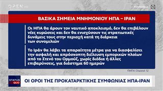Οι όροι της προκαταρκτικής συμφωνίας ΗΠΑ - Ιράν