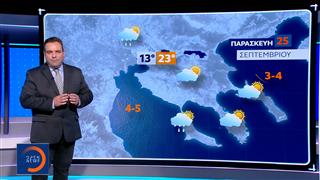 Δελτίο καιρού 24/09/2026