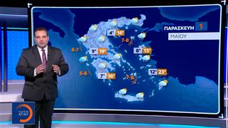 Δελτίο καιρού 30/04/2026