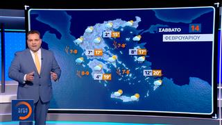 Δελτίο Καιρού 13/02/26