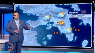 Δελτίο Καιρού 21/11/2025