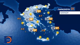 Δελτίο καιρού 30/07/2026