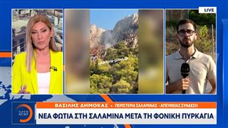 Συναγερμός για νέα φωτιά στον Προφήτη Ηλία