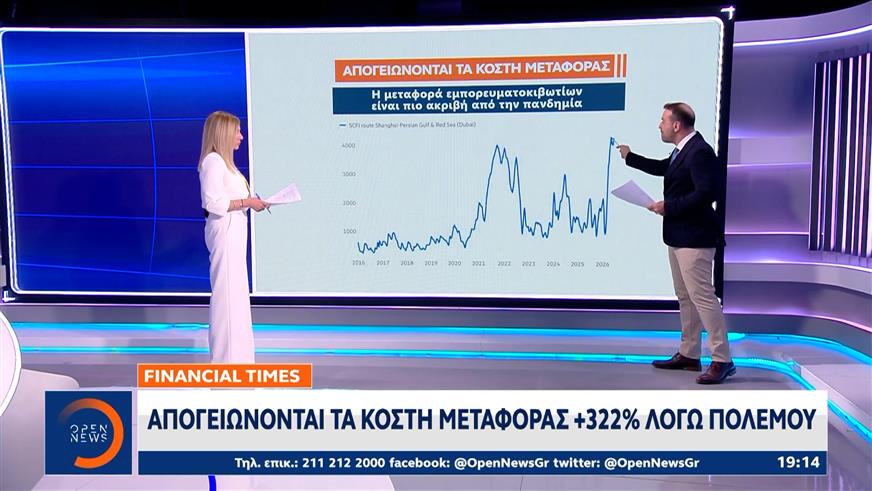 Απογειώνονται τα κόστη μεταφοράς λόγω πολέμου
